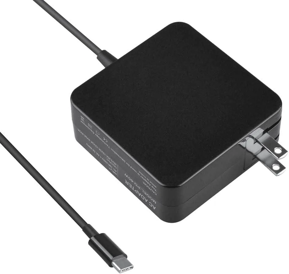 NShi NShi 65W USB-C AC Adapter for Lenovo Miix 80VV00C8US 80VV00CAUS — product photo