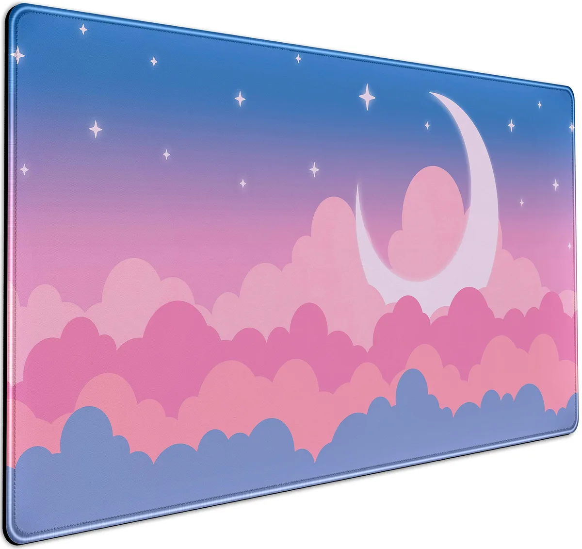 KEHIPI KEHIPI Q-painted Moon Desk Mat 31.5 x 15.75 in — product photo