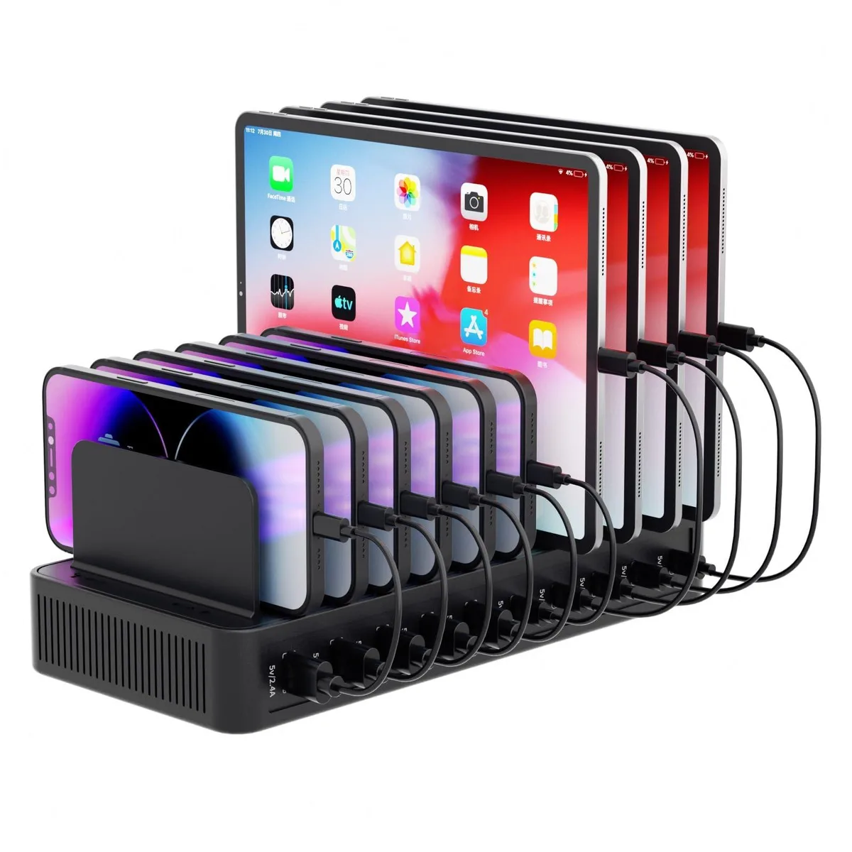  Belkin ZETX100W-U 10-Port 60W Charging Dock — product photo