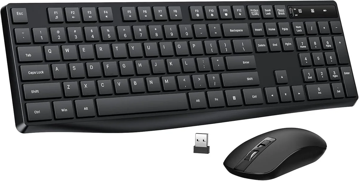 TUKO TUKO 2.4G Wireless Gaming Keyboard & Mouse Combo Black — product photo