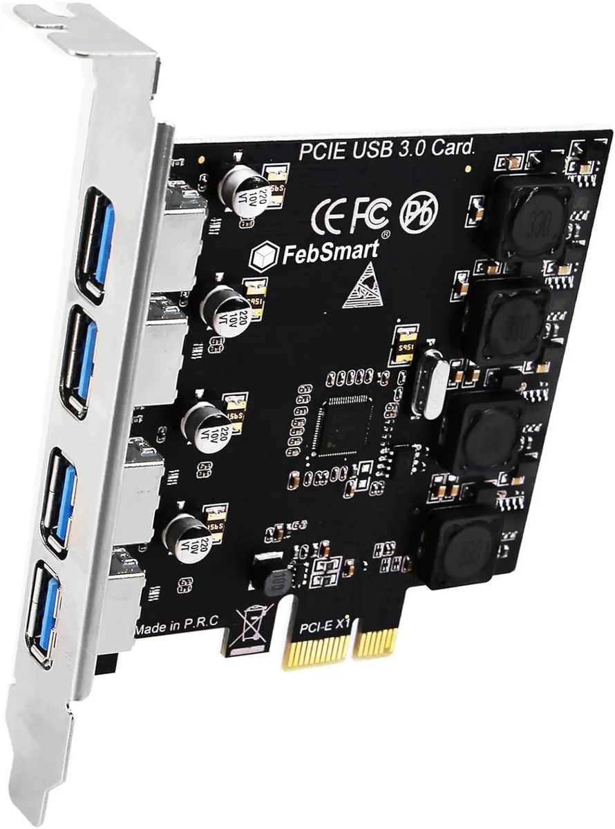 ESTONE ESTONE PCIE24USBA 4-Port PCIe USB 3.0 Internal Hub Converter — product photo