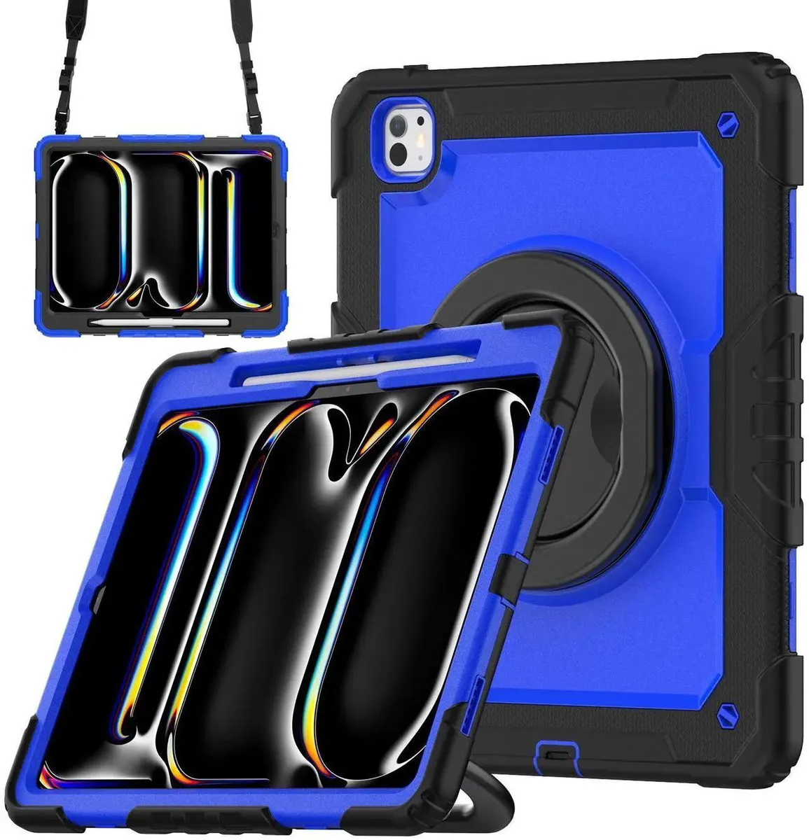 BONAEVER BONAEVER A3360/A3361/A3362 iPad Pro 13 Inch Case with Screen Protector Blue — product photo