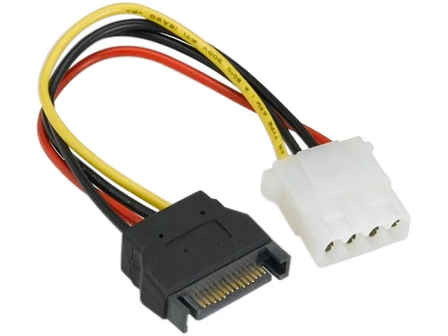 Nippon Labs Nippon Labs SATA-FM SATA 15 Pin male to Molex 4 pin female hard drive adapter — product photo