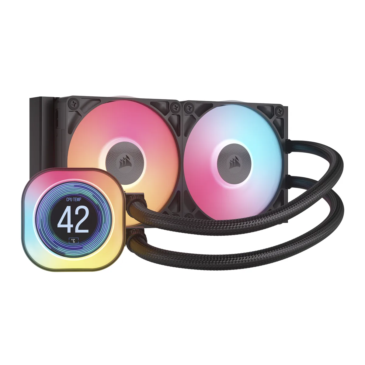 Corsair Corsair CW-9061022-WW iCUE LINK TITAN 240 RX LCD liquid cooler — product photo