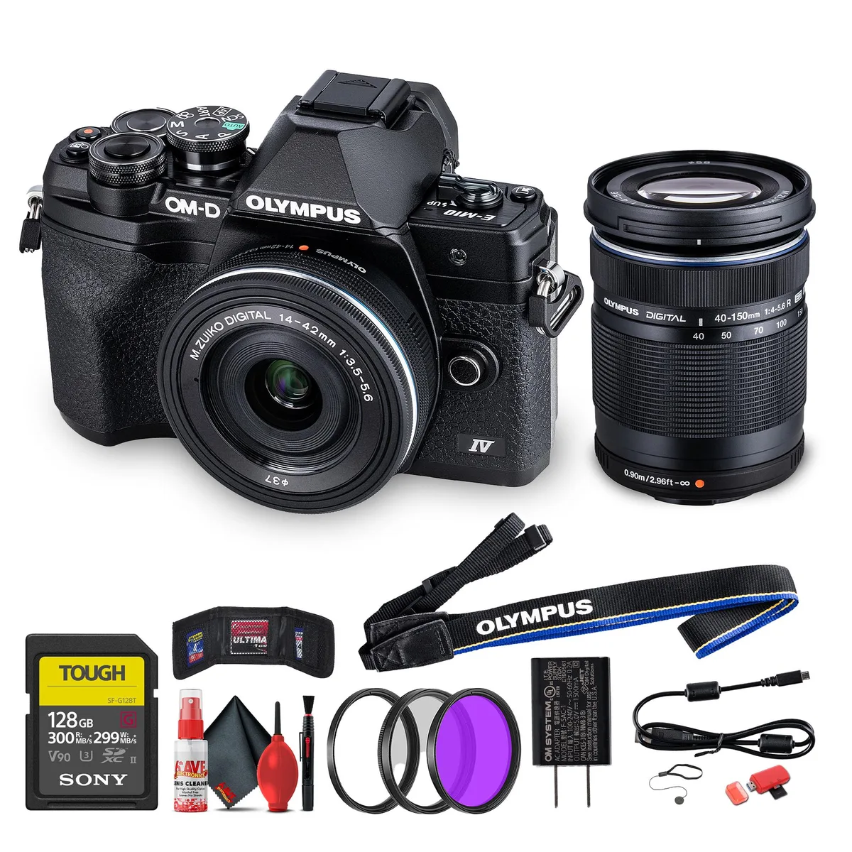 Olympus America Inc. Olympus America Inc. OM-D E-M10 Mark IV camera kit 14-42mm 128GB — product photo