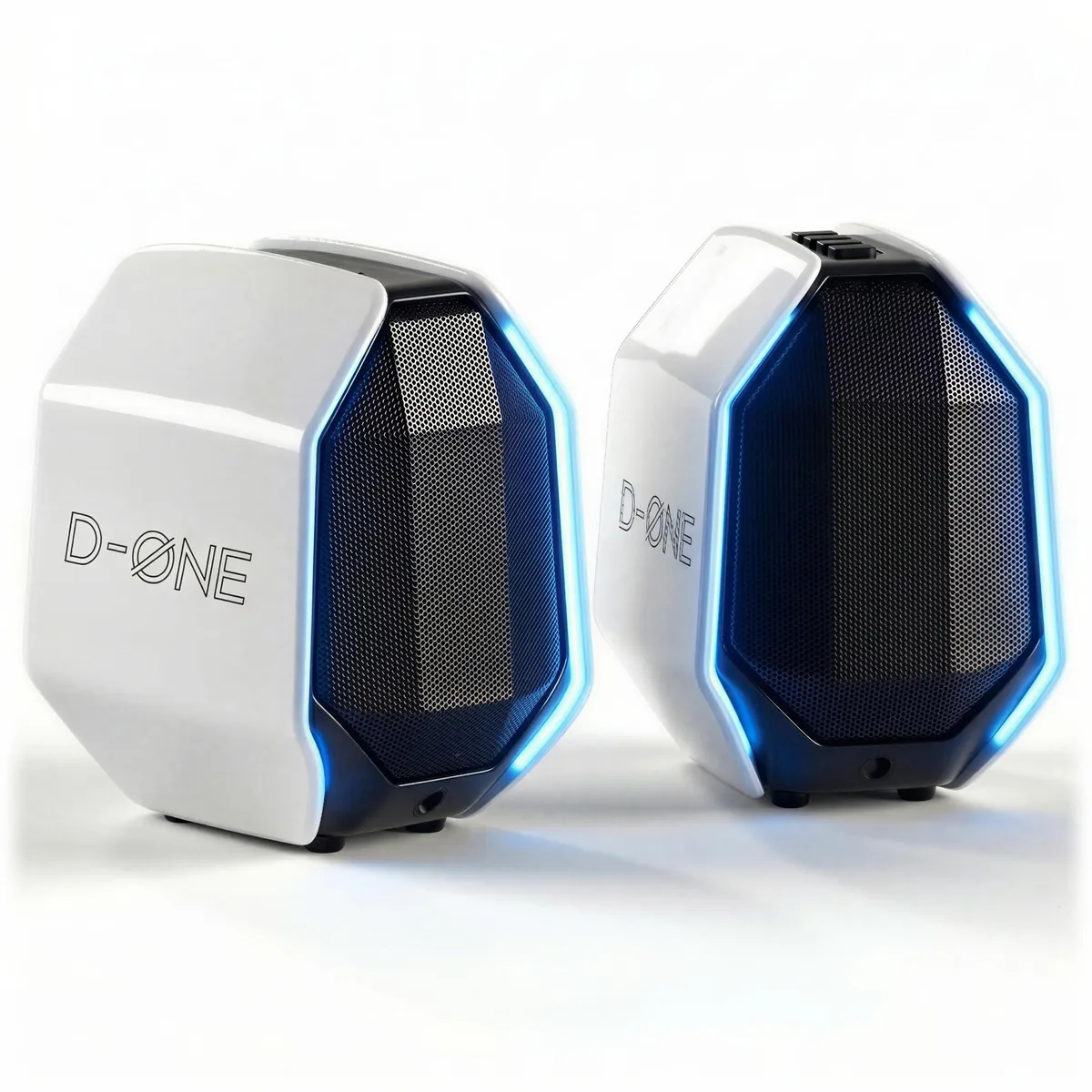  IBALL·BOX D-ONE 2.0 Gaming Speaker 45W White 15V 30W Bluetooth 5.3 USB-C AUX RGB — product photo