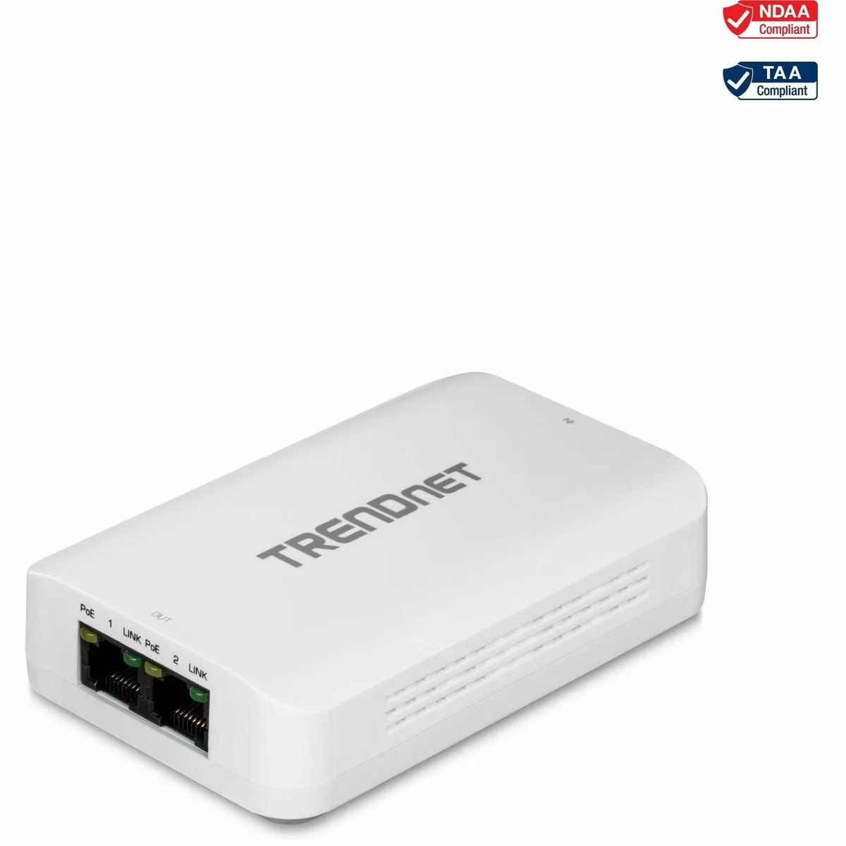 TRENDnet TRENDnet TPE-BE200 2-Port Gigabit PoE++ Extender — product photo