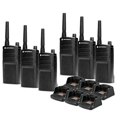 Motorola Motorola RMU2040 6-pack two-way radio bundle — product photo