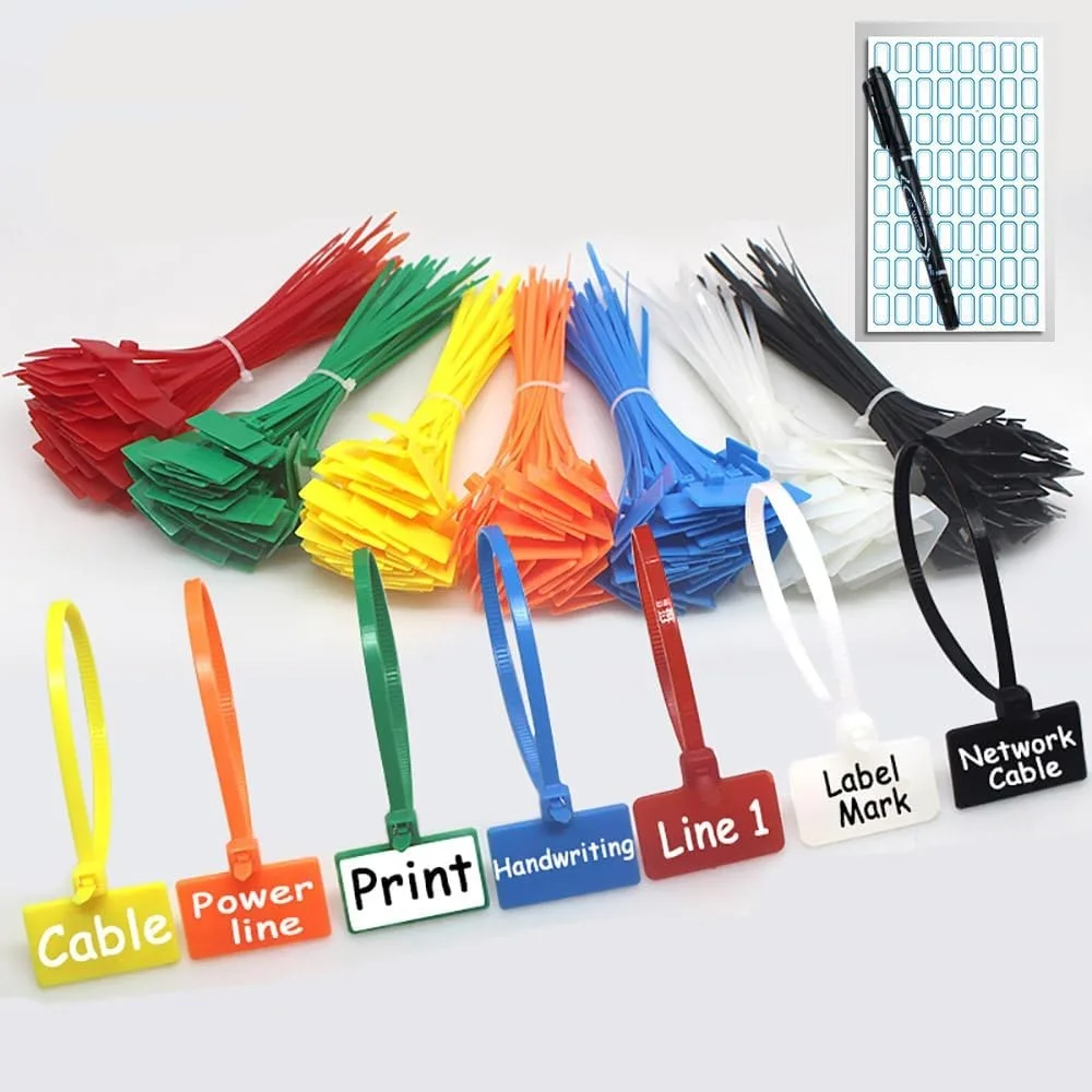 Ennovor Ennovor 250pcs 6 inch Cable Ties Multicolor Security Locks — product photo