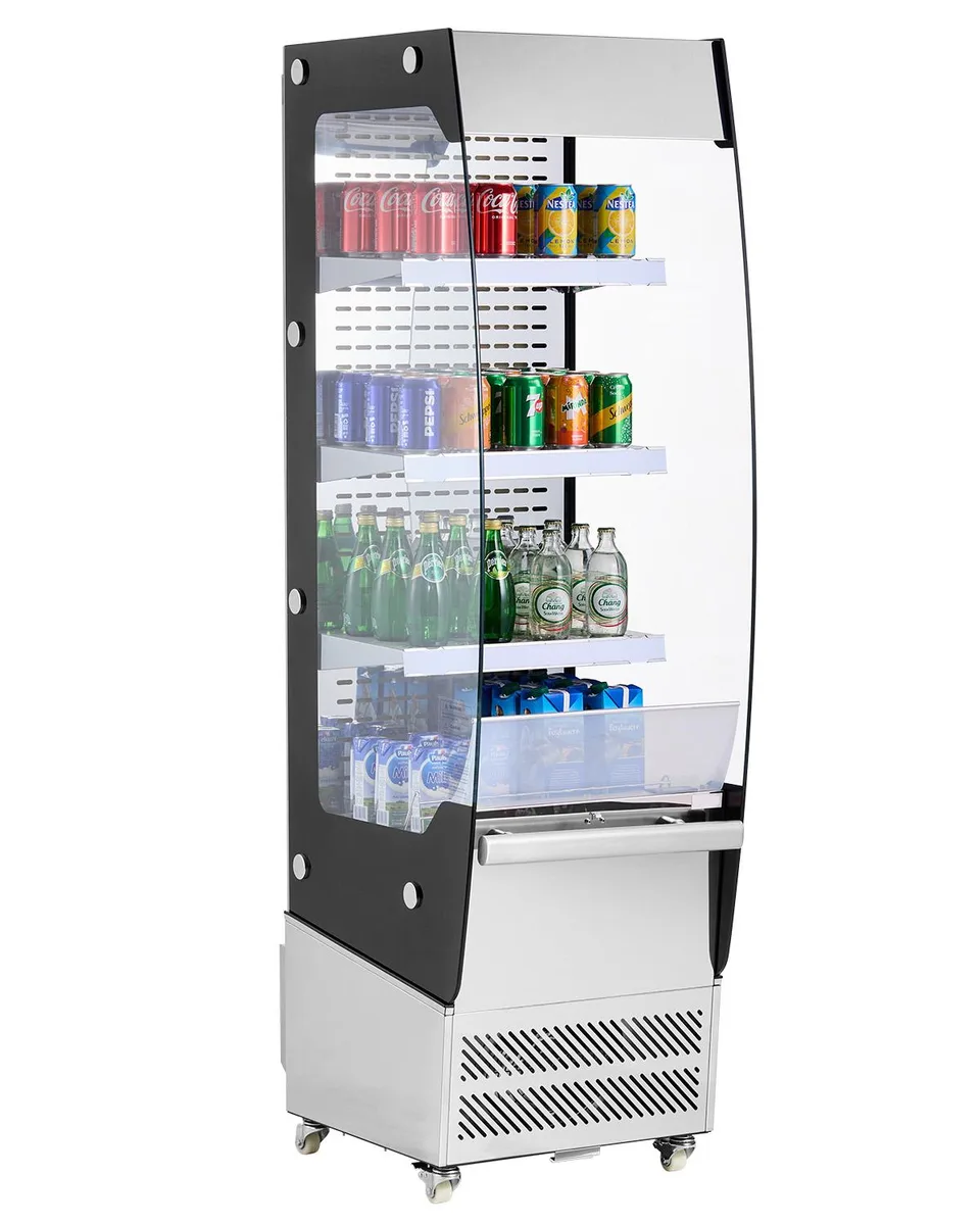 VEVOR VEVOR Open Air Merchandiser 7.8 cu. ft 3-Tier Shelving Display Cooler — product photo