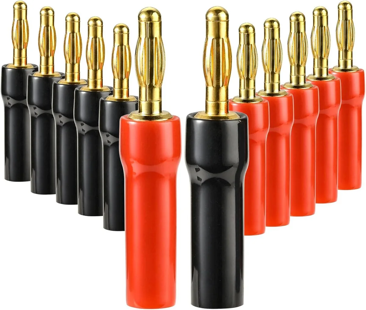 Boxwave Boxwave 4 mm Gold Plated Open Screw Type Banana Plugs 12 Count — product photo