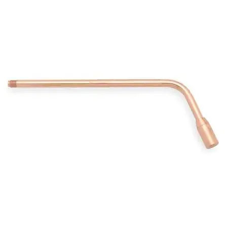 Brass acetylene heating tip assembly, size 2, tube and head design