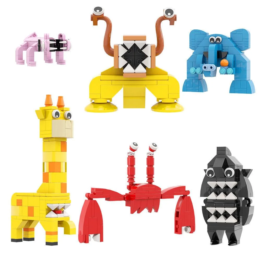 ZITIANYOUBUILD ZITIANYOUBUILD 6-in-1 Tiny Monsters 492 Pieces Building Set — product photo
