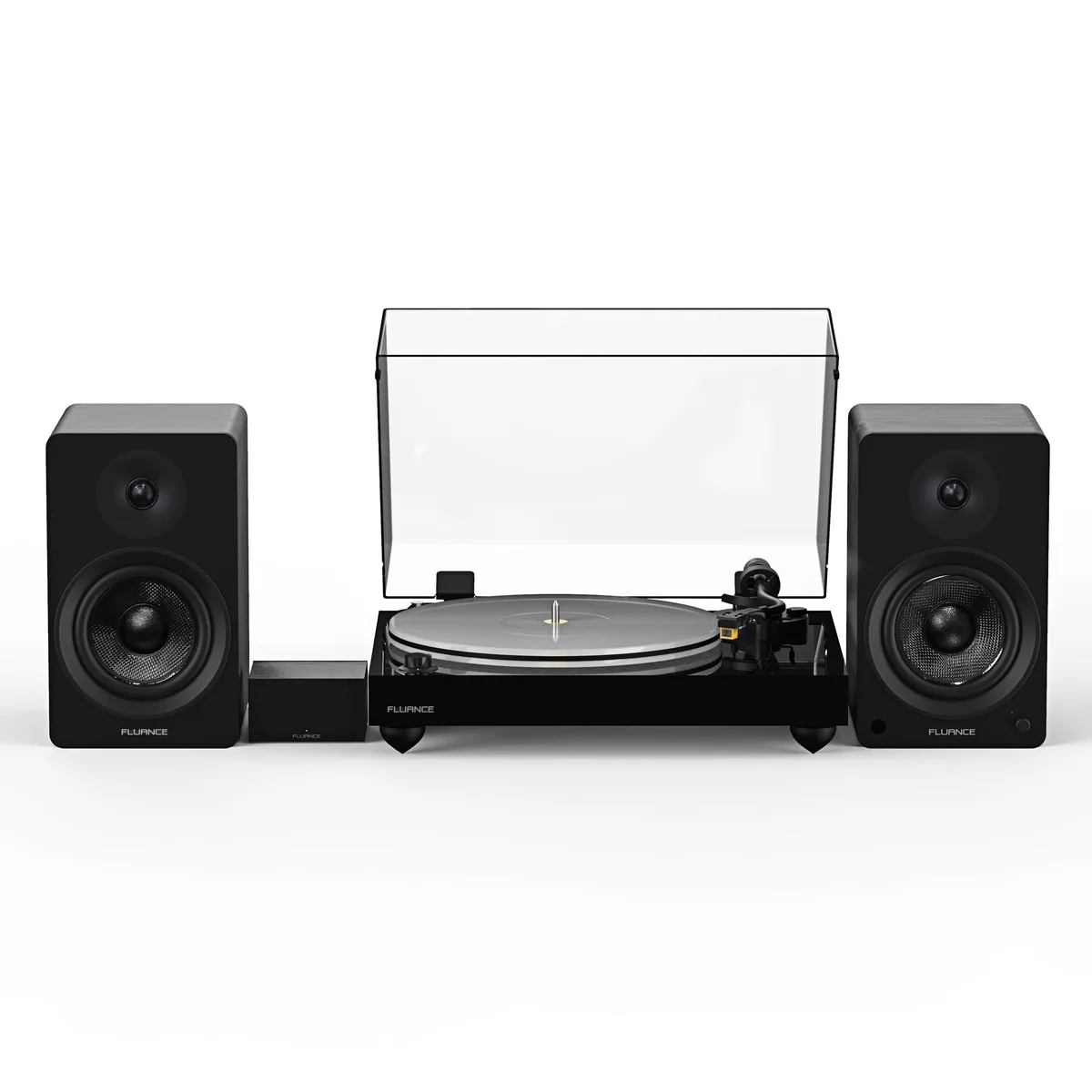 Fluance Fluance RT85N Turntable PA10 Preamp Ai41 90W Speakers Nagaoka MP-110 — product photo