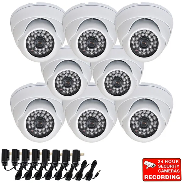 VideoSecu VideoSecu VD3HWEK8 8 Pack CCTV Camera 700TVL 3.6mm 28 IR LEDs — product photo
