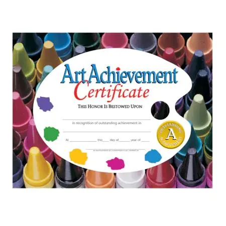 Hayes Hayes VA570-5 Art Achievement Certificate Paper Pack of 5 — product photo
