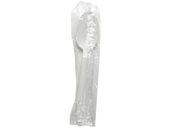 Boardwalk Boardwalk BWKTSHWPPWIW Heavyweight Wrapped Polypropylene Teaspoons White 1000 Carton — ภาพสินค้า