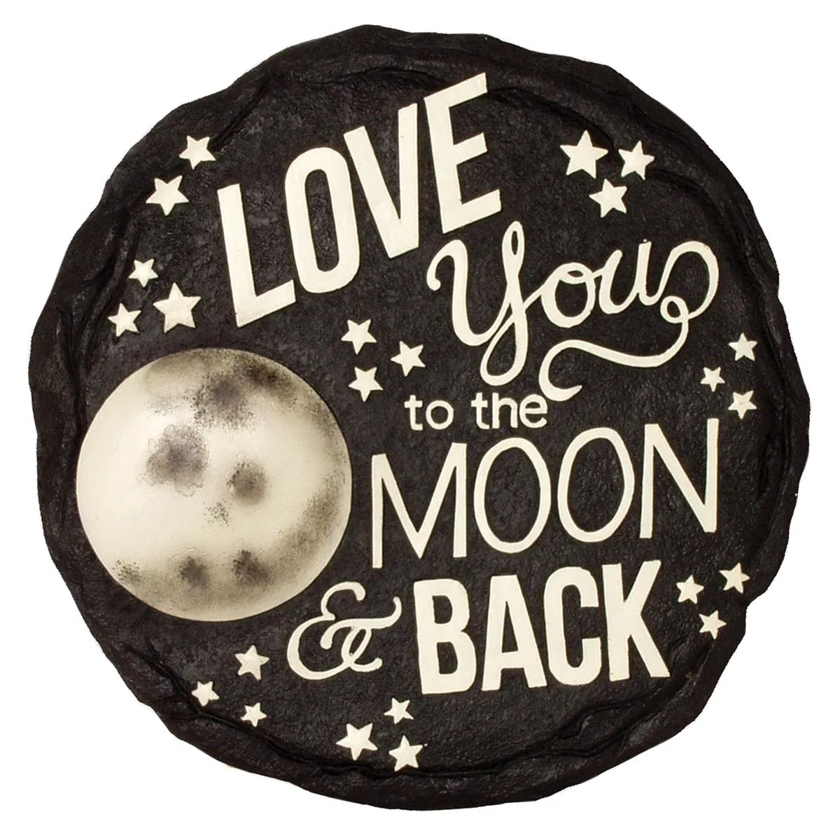 Spoontiques Spoontiques 13379 Moon and Back Stepping Stone 10 in — product photo