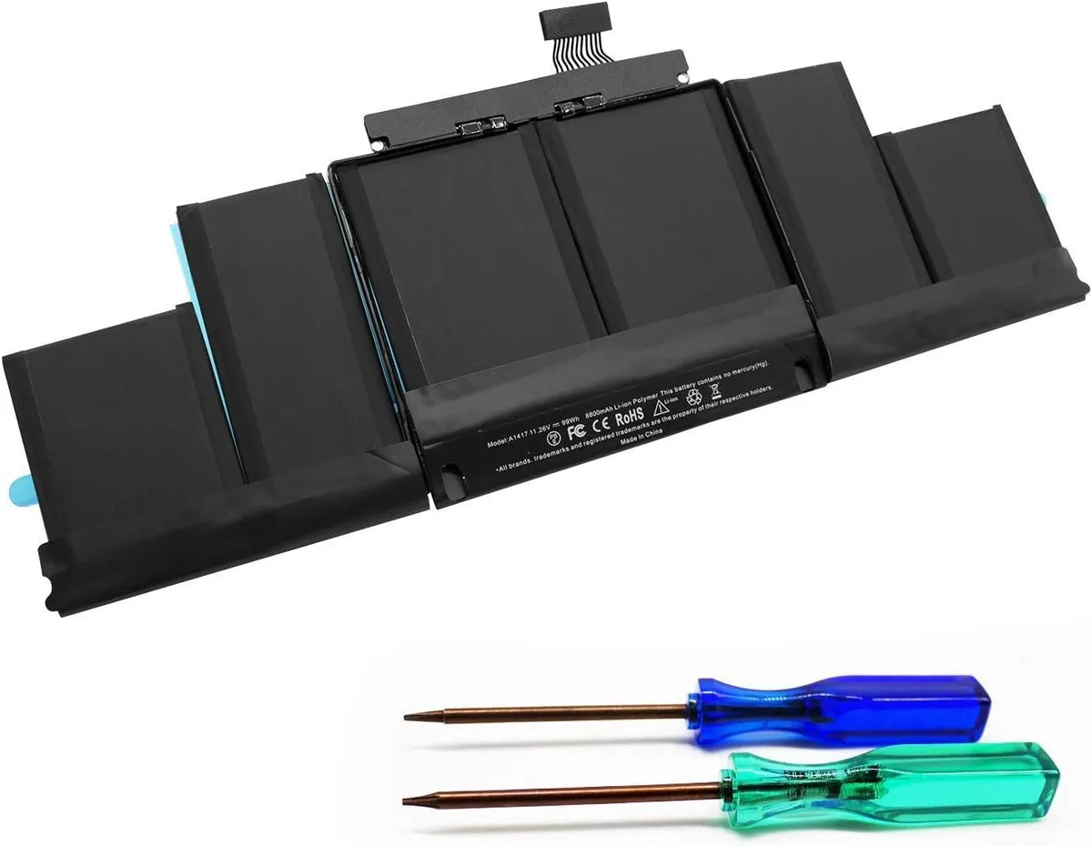FOCUSTEC FOCUSTEC A1417 15" MacBook Pro Retina 2012 2013 11.26V 99Wh battery — product photo