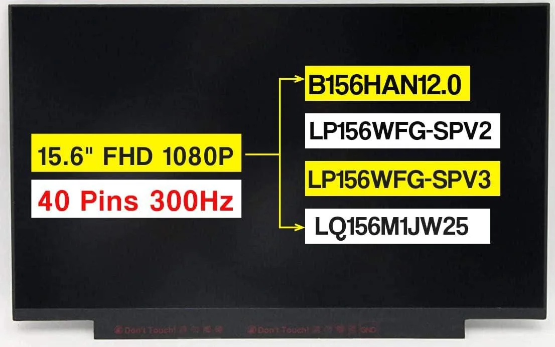 NUOLAISUN NUOLAISUN 15.6" FHD 300Hz 40-pin laptop screen for Asus Strix G513 G533QS-DS76 — product photo