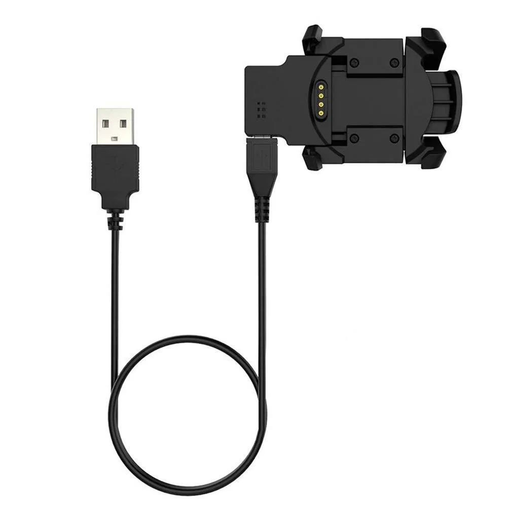 BONAEVER BONAEVER Charger for Garmin Fenix 3 Series 1m 2-Pack Black — product photo