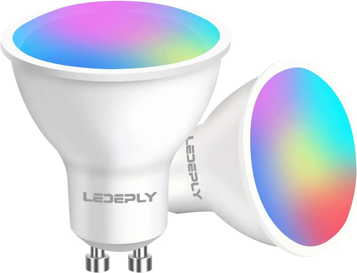 LEDEPLY LEDEPLY Zigbee GU10 Smart Bulbs 5W 16M Colours 2 Pack — product photo