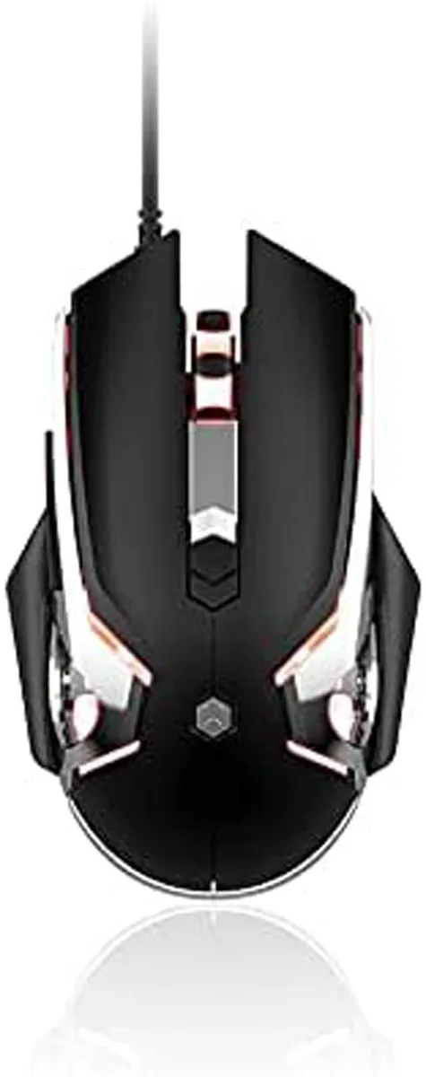 BFKK BFKK AJ120 Wired Gaming Mouse Black 4000FPS 12G 1.7m Braided Cable — product photo