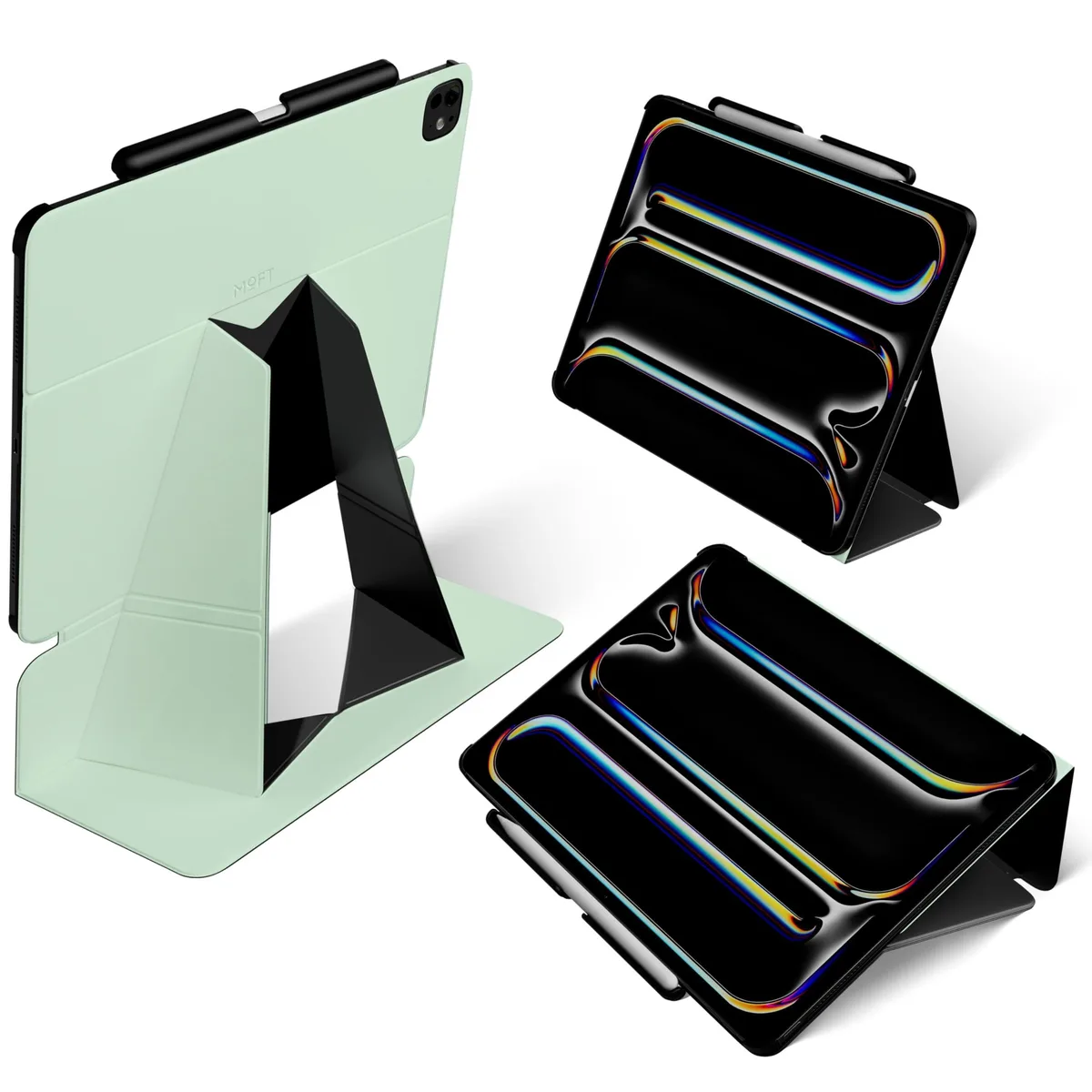 MOFT MOFT Folio Case iPad Pro 13 (M4) 2024 Peppermint 2 in 1 accessory — product photo