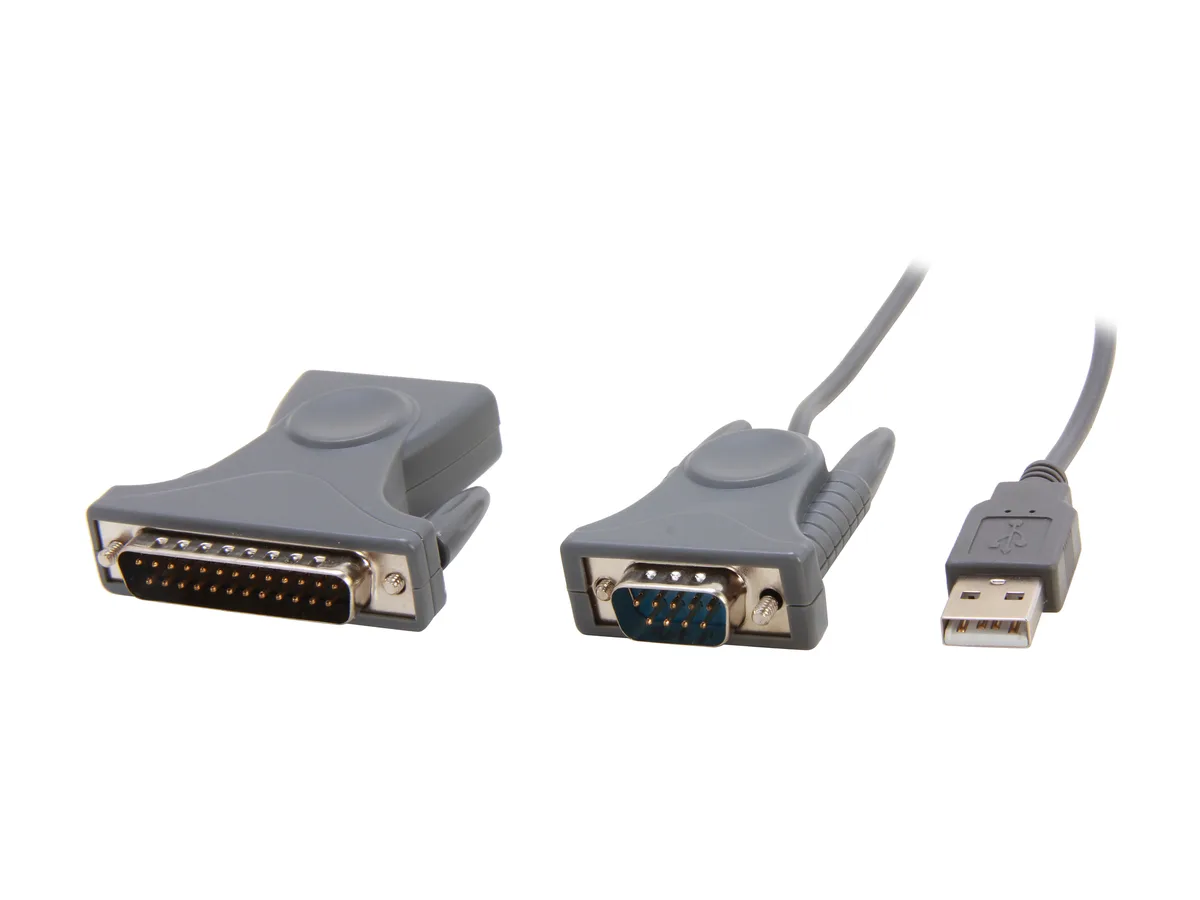 STARTECH STARTECH ICUSB232DB25 USB to Serial Cable 3 ft DB9 DB25 PL2303 250 Kbps — product photo