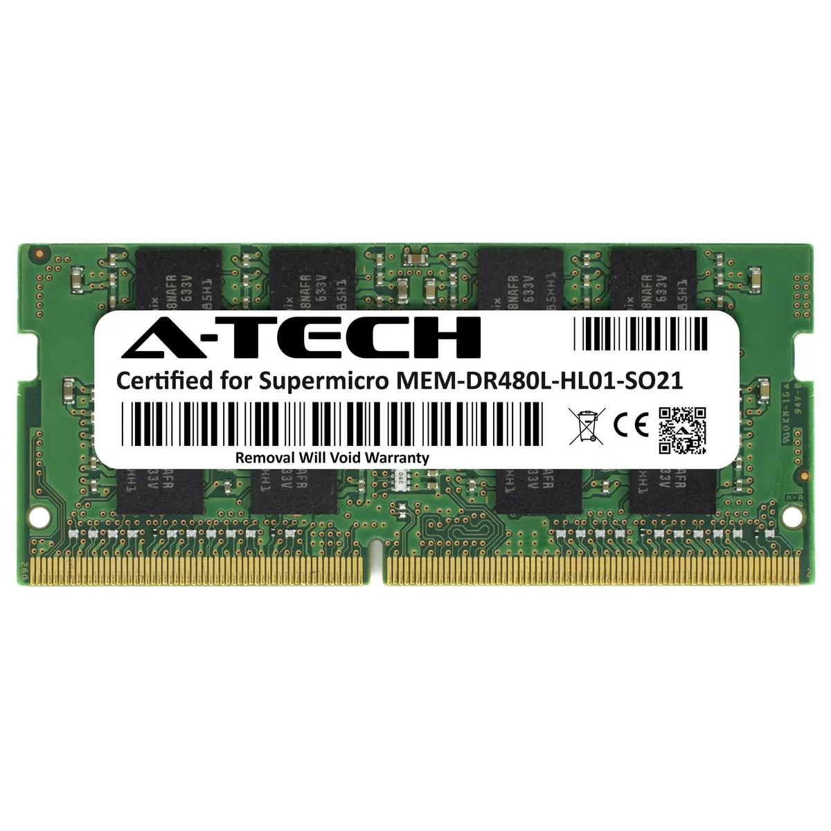 A-Tech A-Tech 8GB DDR4 2133MHz CL15 2Rx8 Non-ECC SODIMM Laptop RAM — product photo