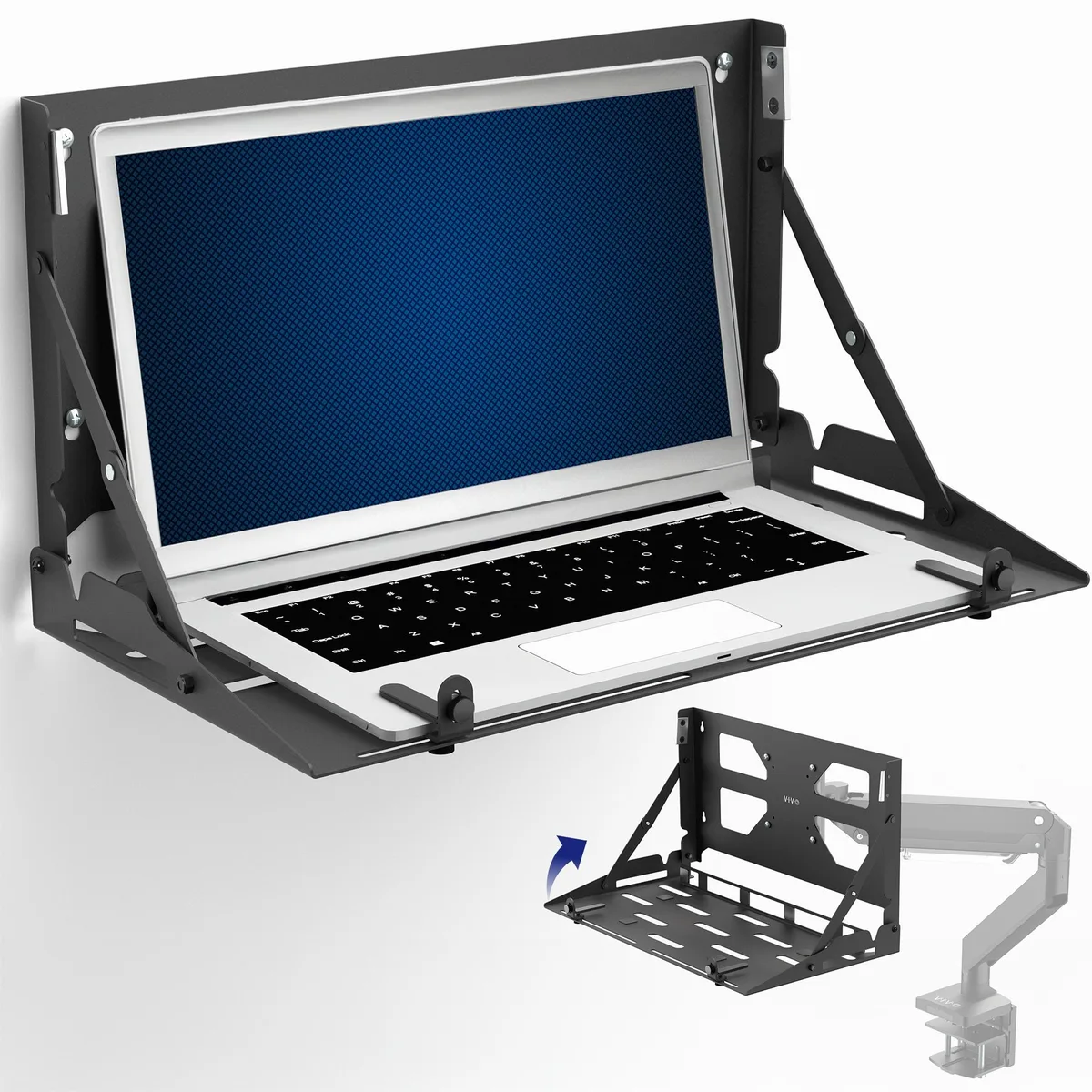 VIVO VIVO Flip-Down Laptop Tray 13-17" VESA 75/100 22 lbs — product photo