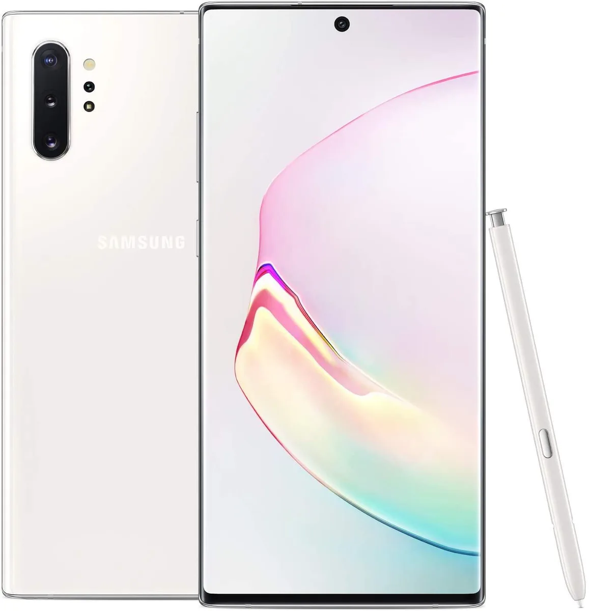 SAMSUNG SAMSUNG Galaxy Note 10+ N975U 256GB Aura White prepaid — product photo