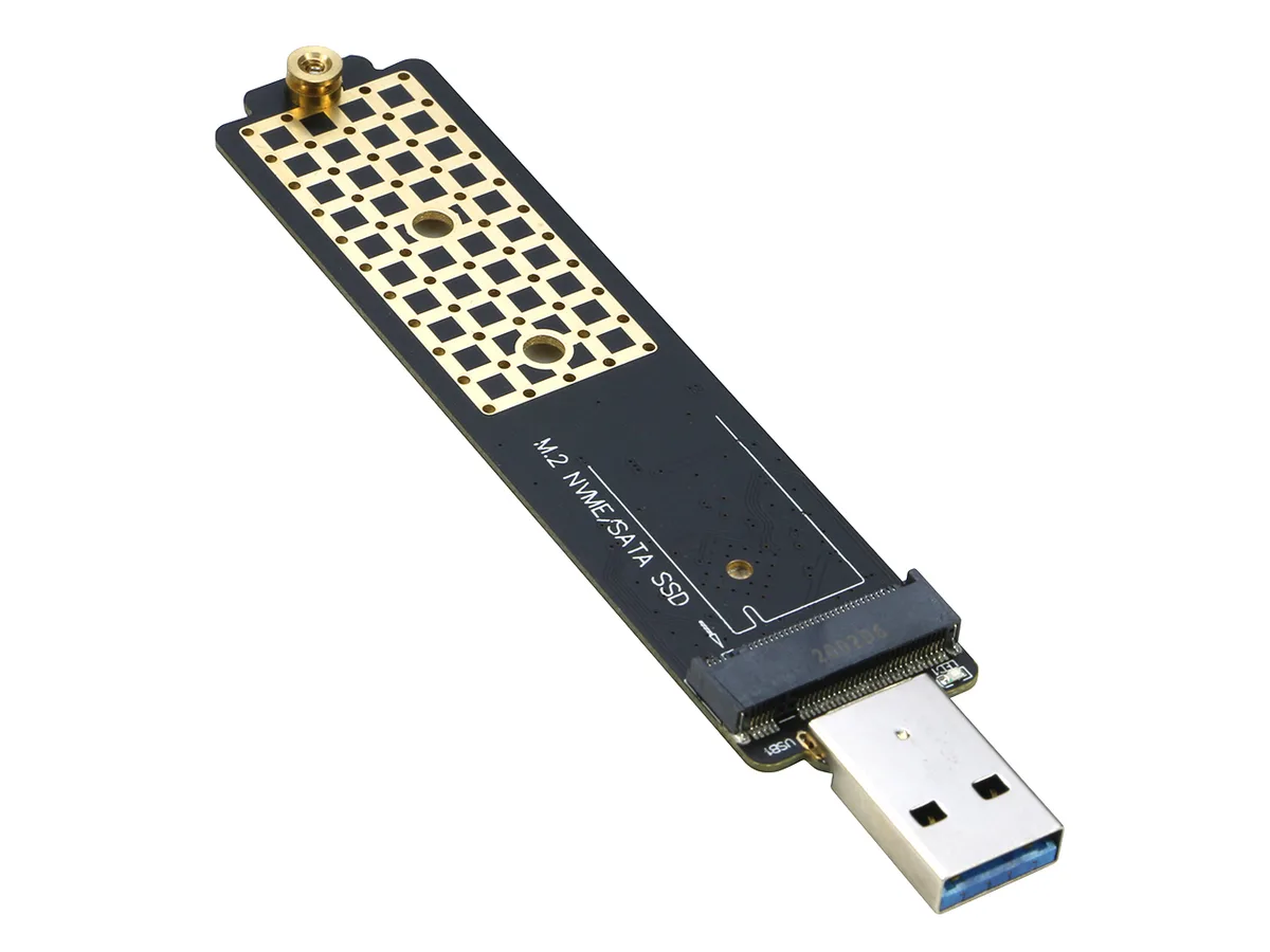 RIITOP RIITOP M2TABD-BM M.2 NVMe SATA USB 3.1 Type A Adapter — product photo