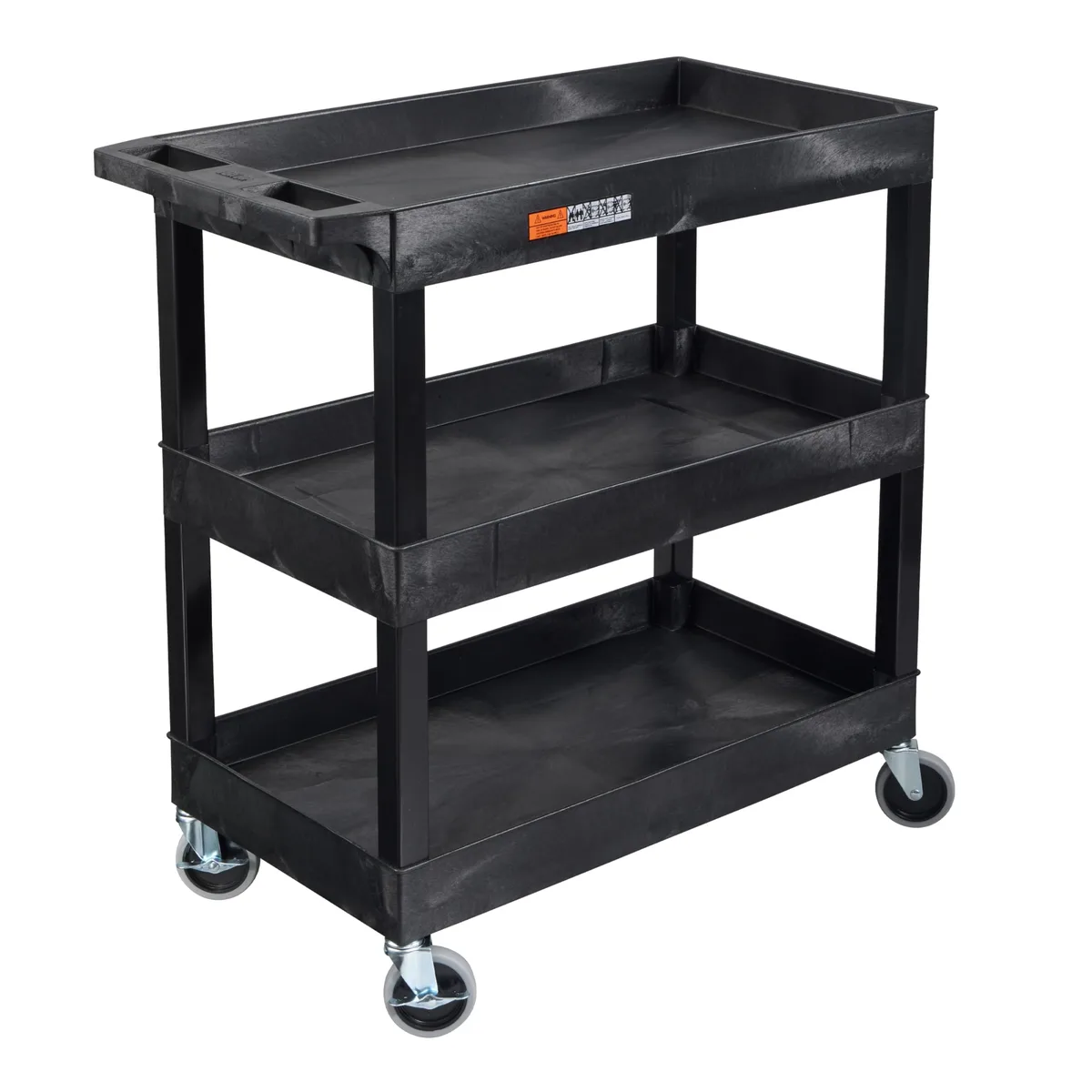 Stand Steady Stand Steady Tubstr 3 Shelf Utility Cart Black 32 x 18 — product photo