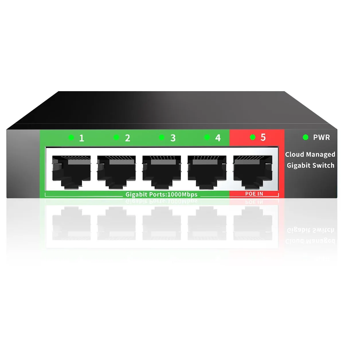 STEAMEMO GS105 5-Port Gigabit Smart Managed Switch — product photo