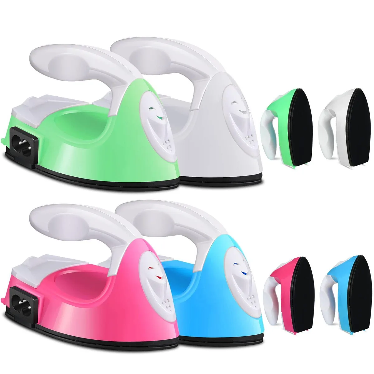 DNBeffulgent DNBeffulgent ZH-Zhehao-2211 Mini Heat Press 4-Pack Blue 3.94x2.36x2.56 in — product photo