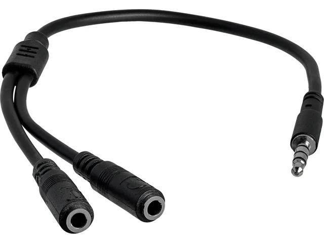 STARTECH STARTECH MUYHSMFF 3.5mm 4 Position to 2x 3 Position Adapter — product photo
