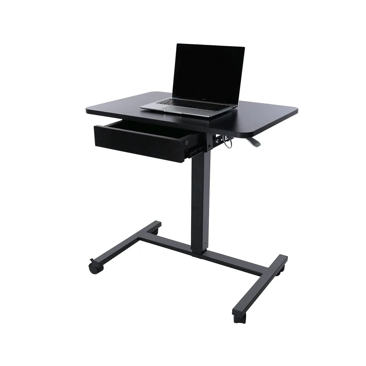Clatina Chairs Clatina Chairs Mobile Standing Desk 28x19x30-45.6 Black — product photo