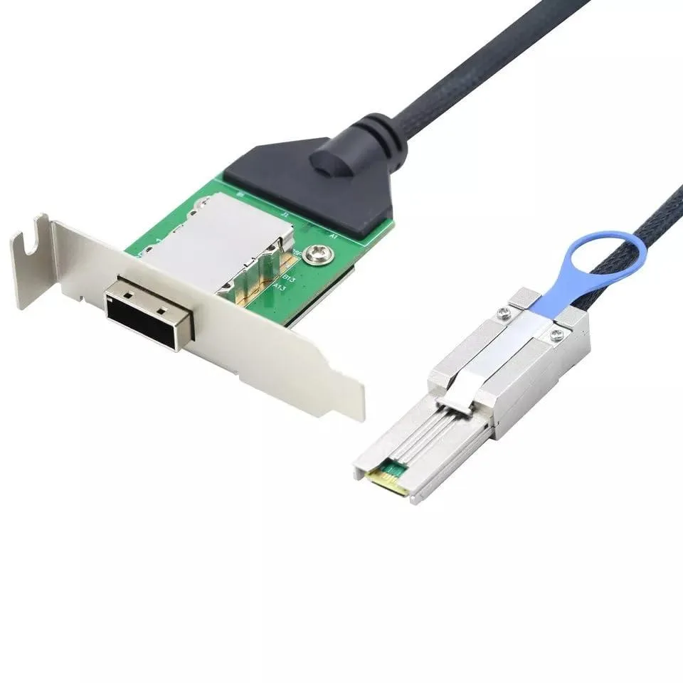 Vszerda Vszerda SFF-8088 26P Male to 8088 Female SAS Cable 50CM — product photo