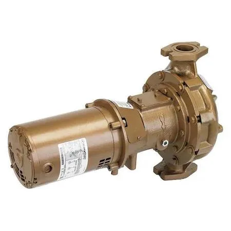 Armstrong 3/4 hp circulating pump, flange connections, 13 1/2 in face-to-face, silver finish