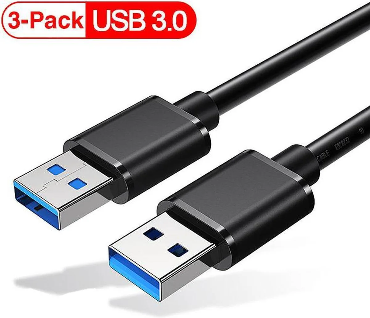 SMUGDESK SMUGDESK USB 3.0 Extension Cable Male to Female 1.6Ft 3-Pack — product photo