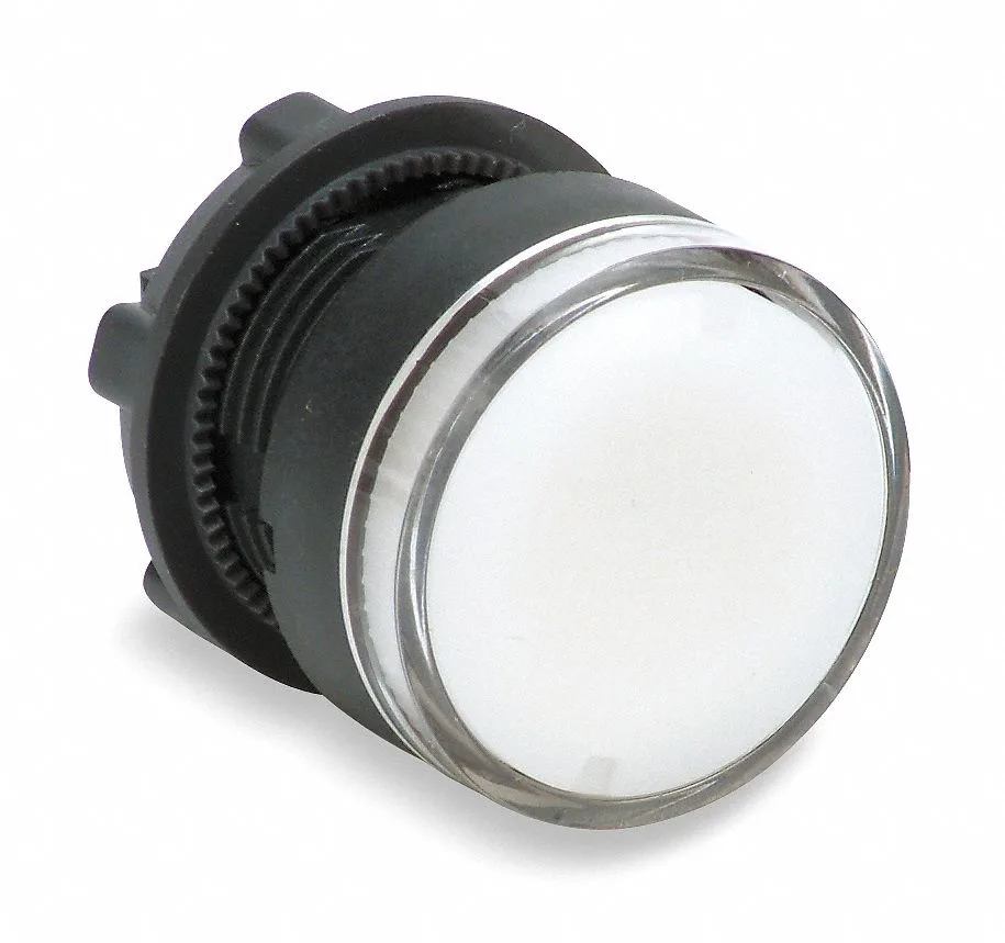 Schneider Electric Schneider Electric ZB5AW31 22 mm illuminated push button, white — product photo