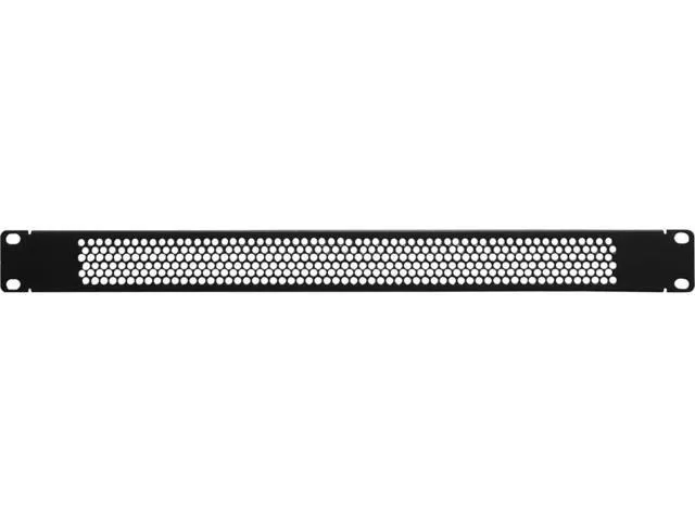 LORDWORLD LORDWORLD 1U Blank Rack Panel Vented 19" Black — product photo