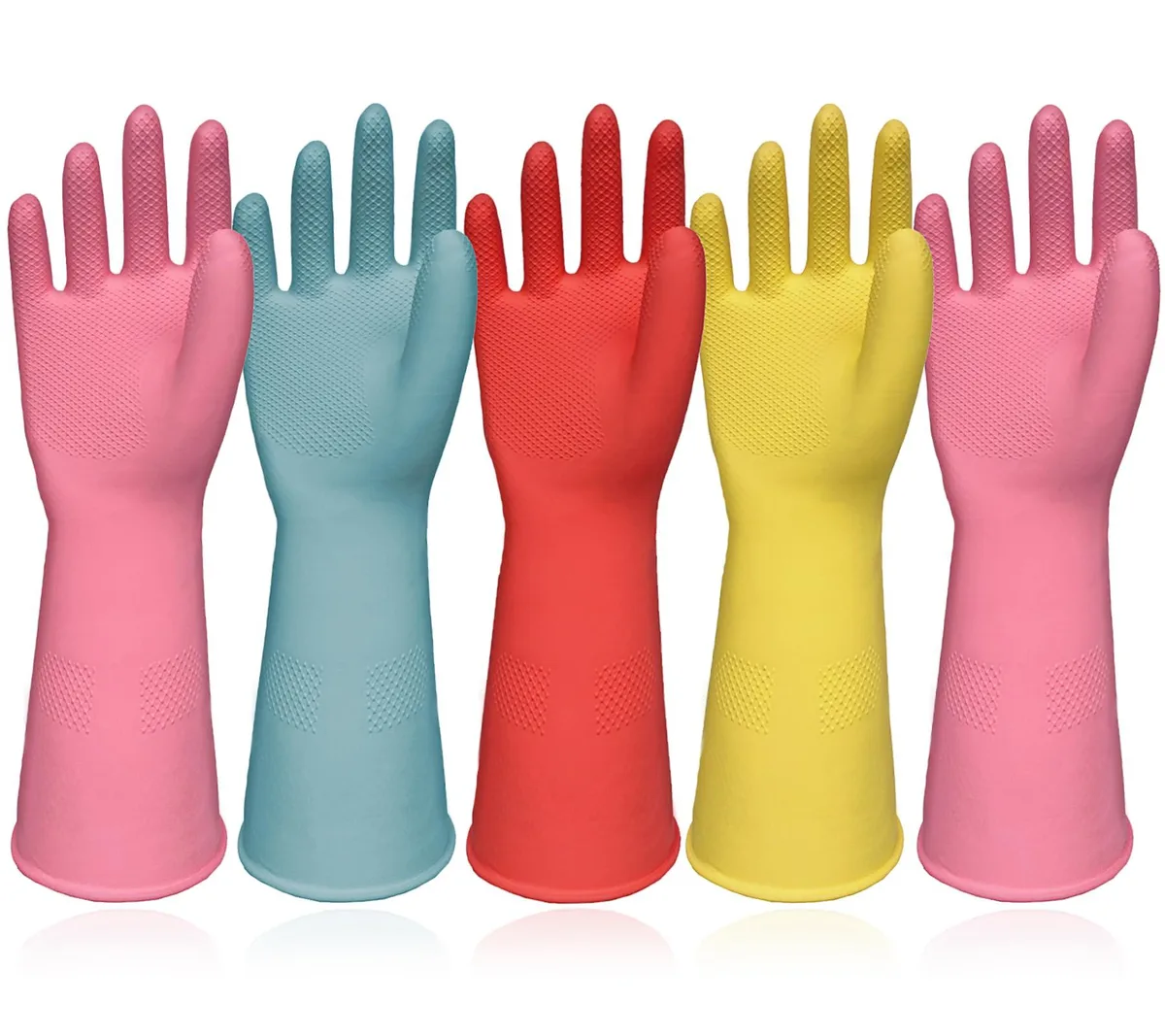  Orerered OR-Gloves-M 5 Pairs Medium 12.6-Inch Cuff — product photo