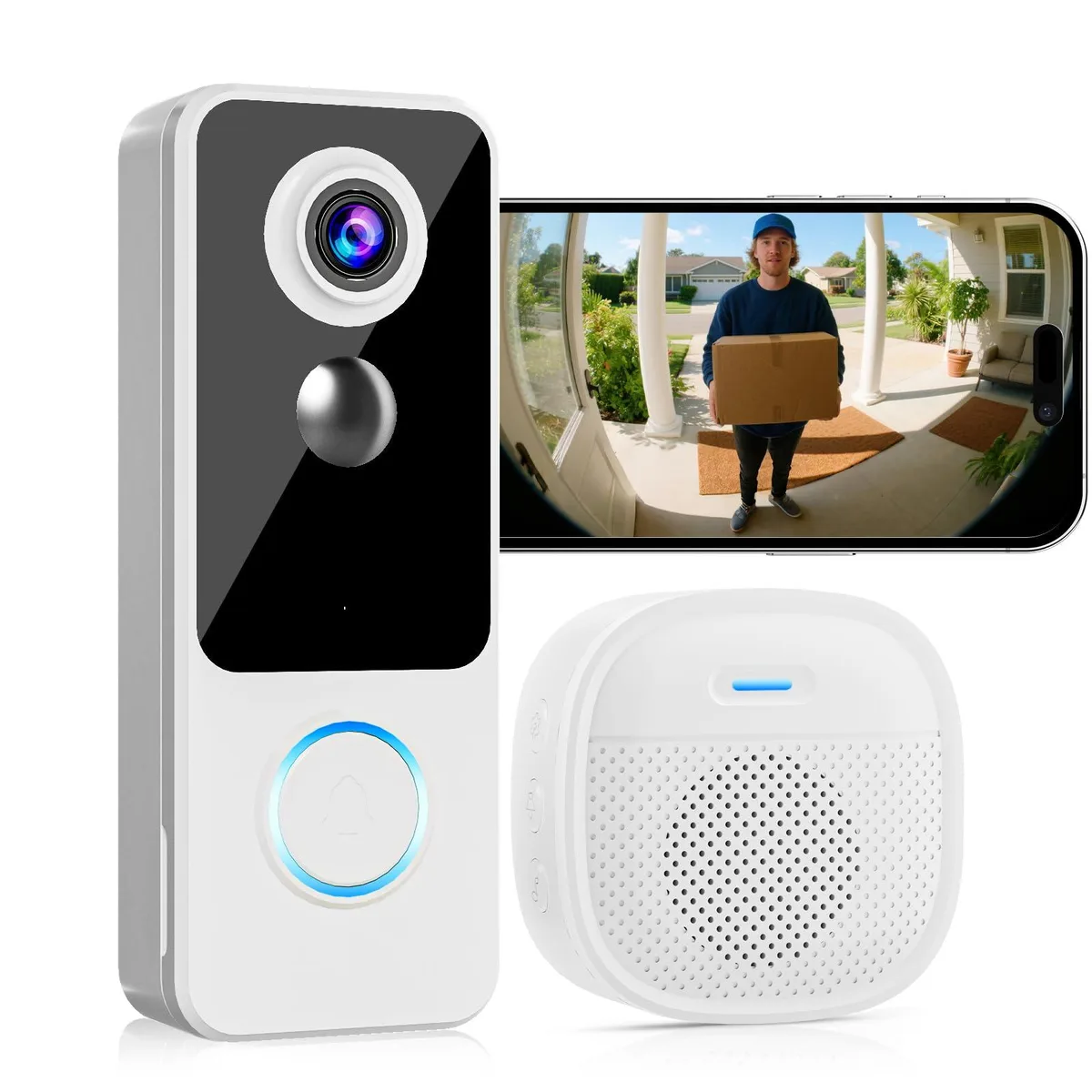  Clover Bell J9 Plus 2K 180° Wireless Surveillance — product photo