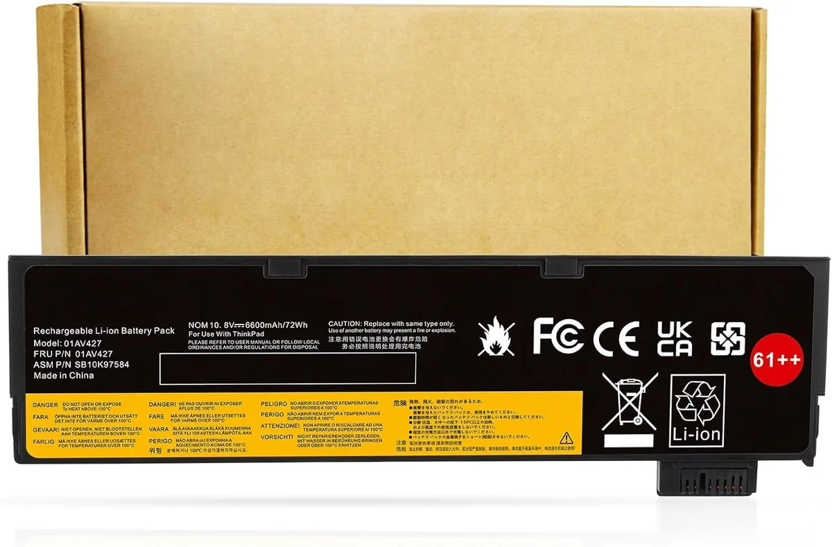 PISKEKAT PISKEKAT 01AV427 10.8V 72Wh laptop battery — product photo