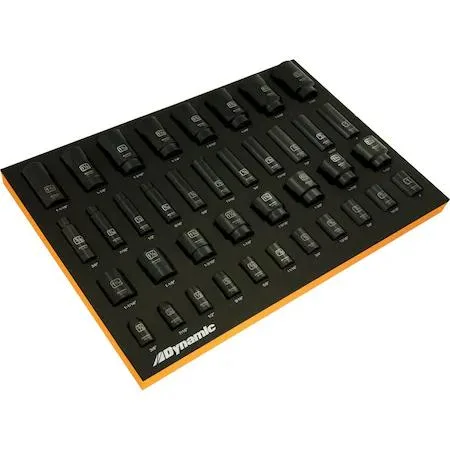 Dynamic Dynamic D096005-FT1T 39Pc 1/2" Drive SAE Impact Socket Set With Foam — product photo