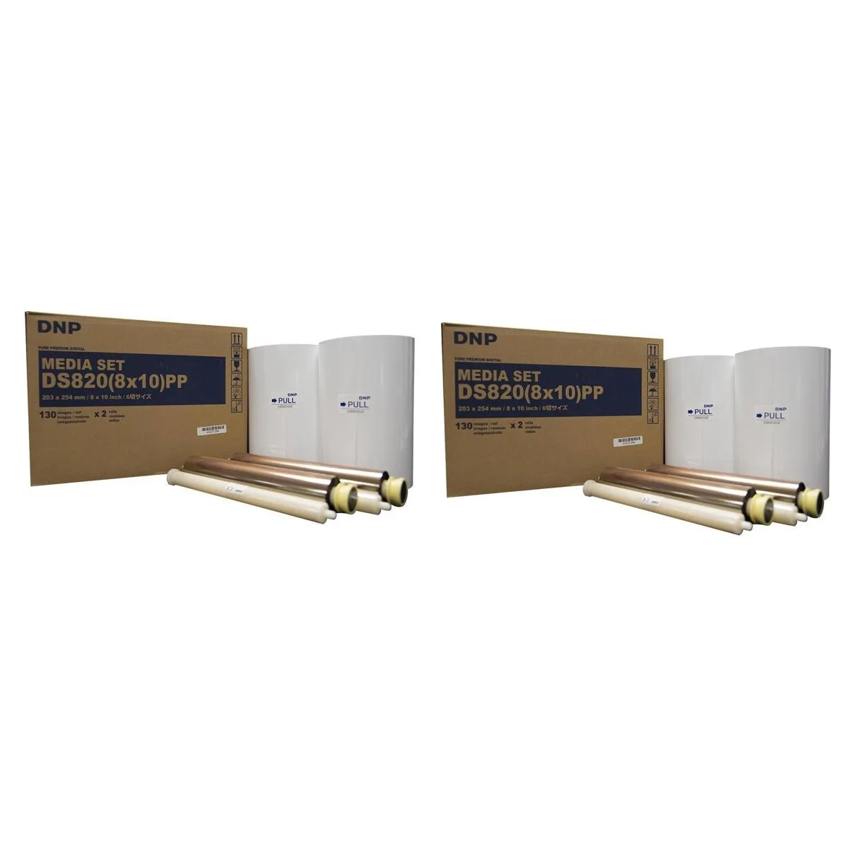 DNP IMS America Corporation DNP IMS America Corporation DS820A Pure Premium Media 8x10" 2x130 Prints (260) — product photo
