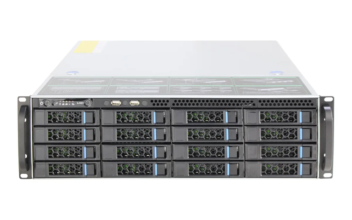 HOTCFWQ HOTCFWQ 3U 16-Bay 12Gb/s SAS Server Chassis — product photo