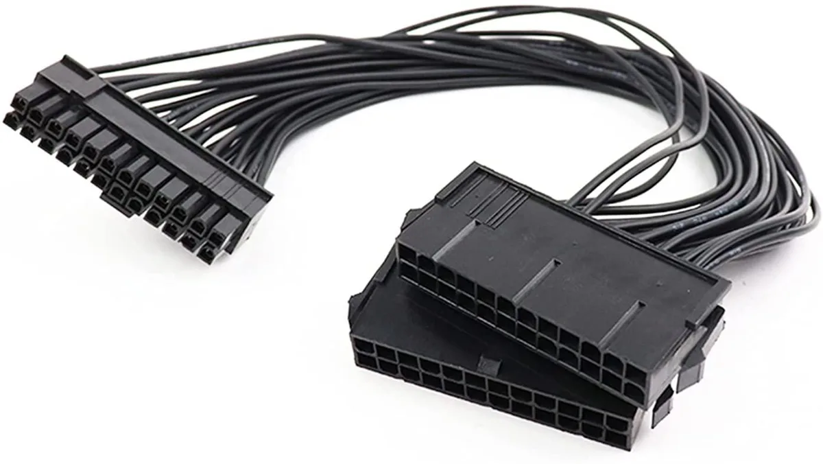 myVolts myVolts Dual PSU 24 Pin ATX Extension Cable 30cm — product photo